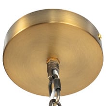 Aubrey Leather 6 Light Pendant